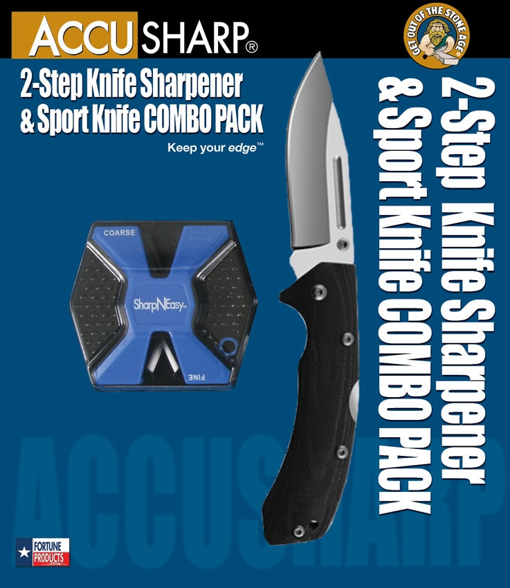 AccuSharp SharpNEasy Lockback Combo Black