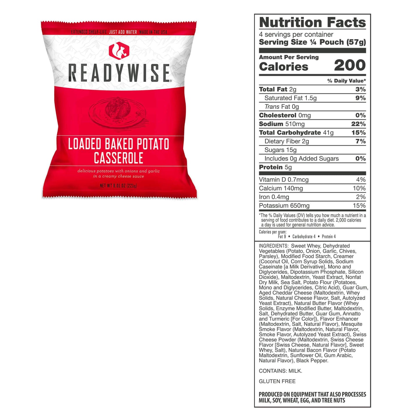 ReadyWise 1080 Serving Package - 186 lbs Entrée and Breakfast Buckets