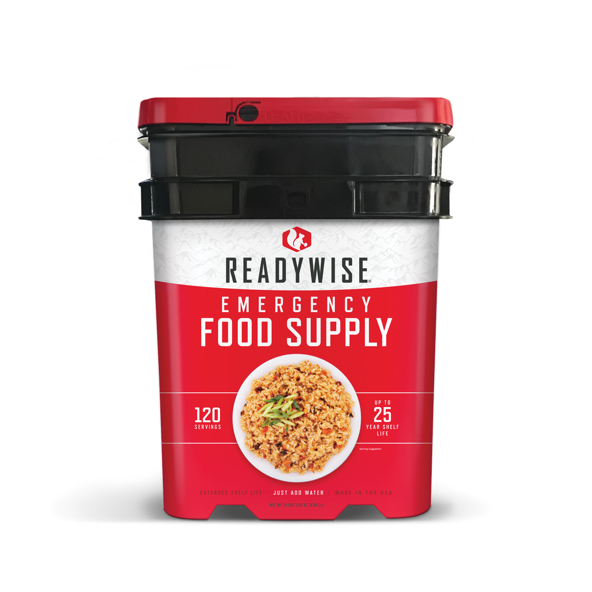 ReadyWise 120 Serving Entrée Only Grab And Go Bucket