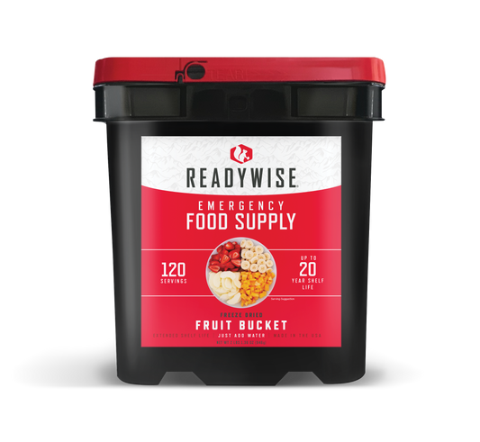 ReadyWise 120 Serving Freeze Dried Fruit Bucket