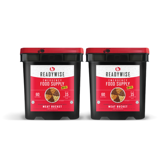 ReadyWise 120 Serving Meat Package - Dried Meat Buckets