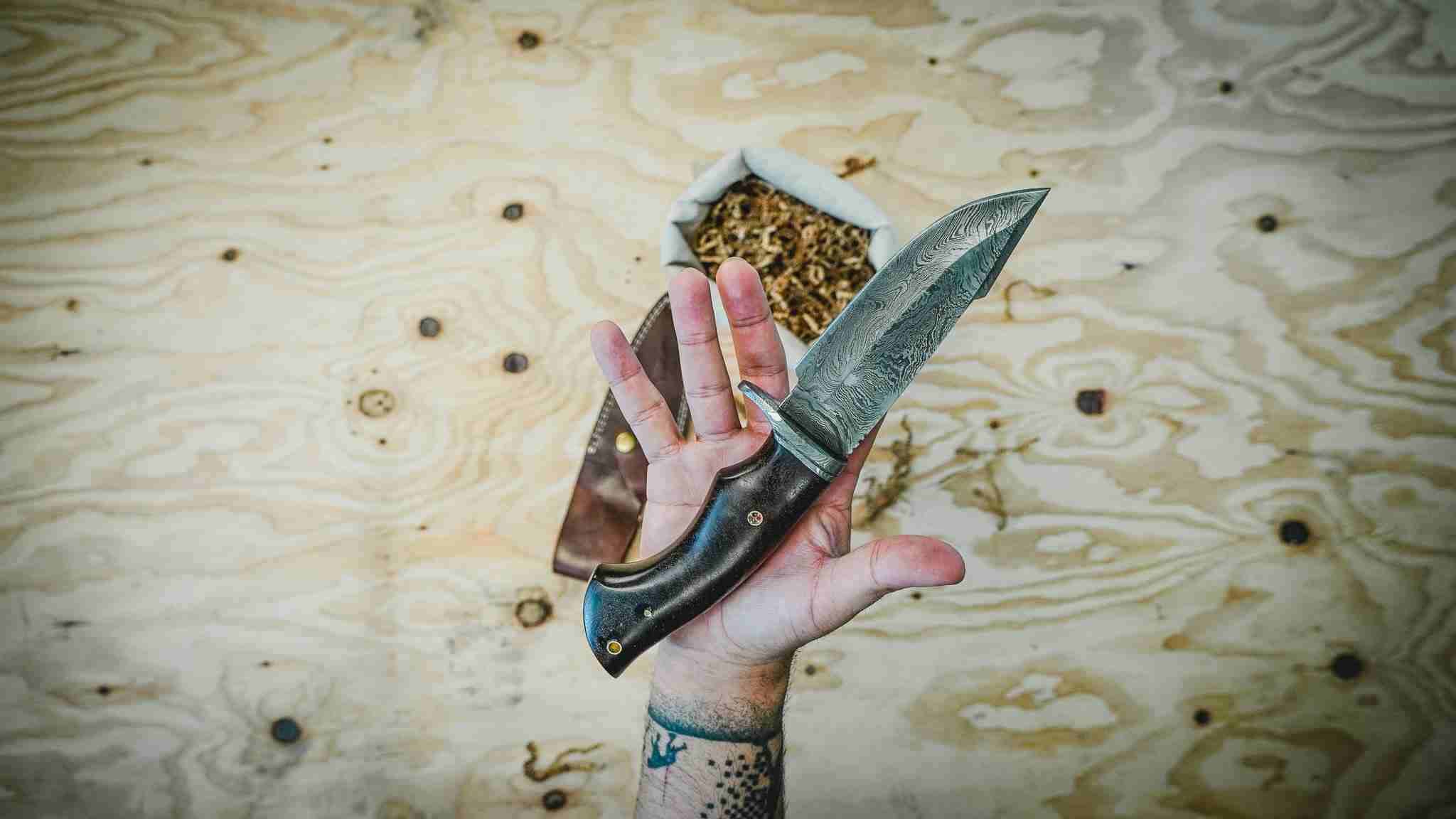 A new hand-made knife every month.